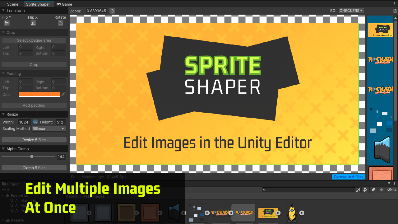 Sprite Shaper Preview